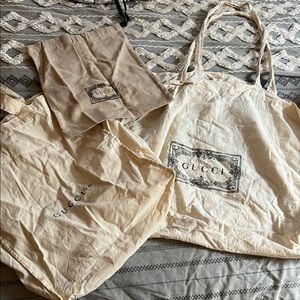 Gucci Cream Tote Bag Collection